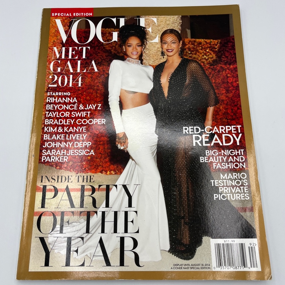 Rare VOGUE Met Gala 2014 Special Edition